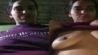 Village Girl Making Video HD